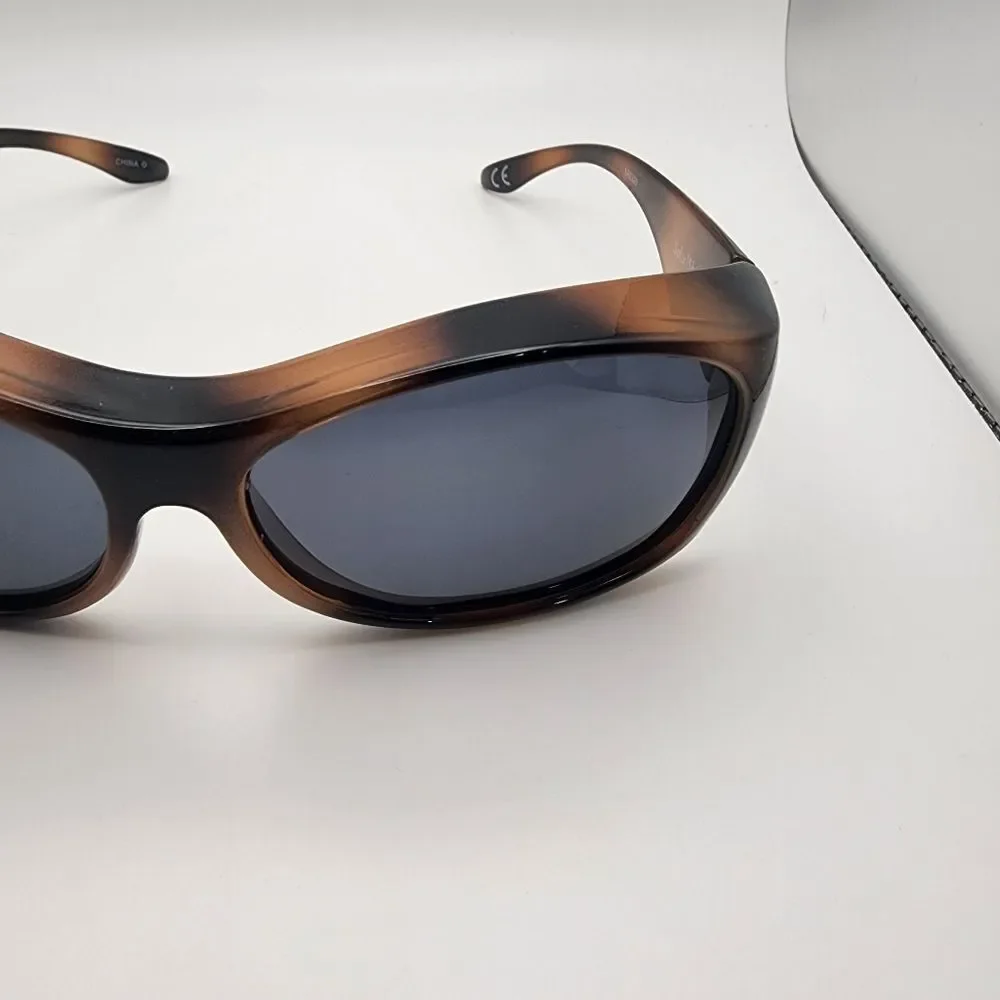 Solar Shield Brown & Black Polarized Sunglasses
